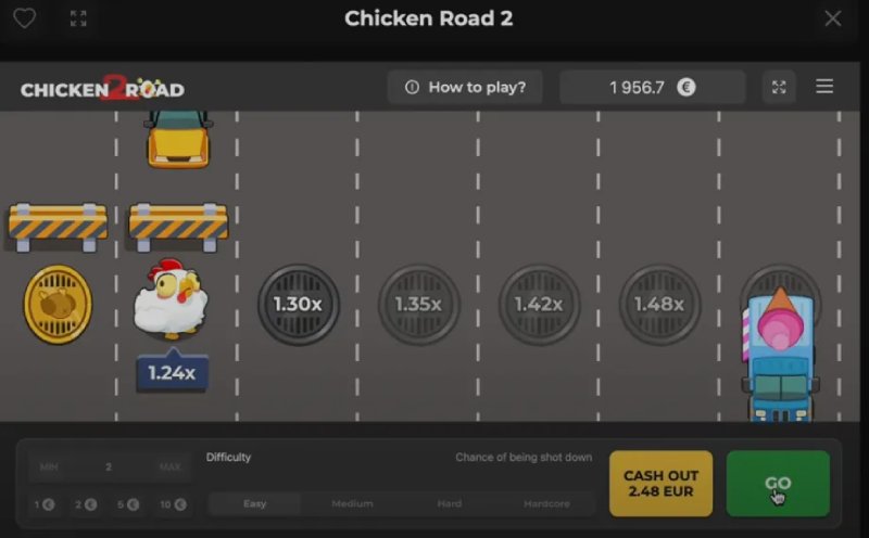 Dettagli del gioco Chicken Road 2.